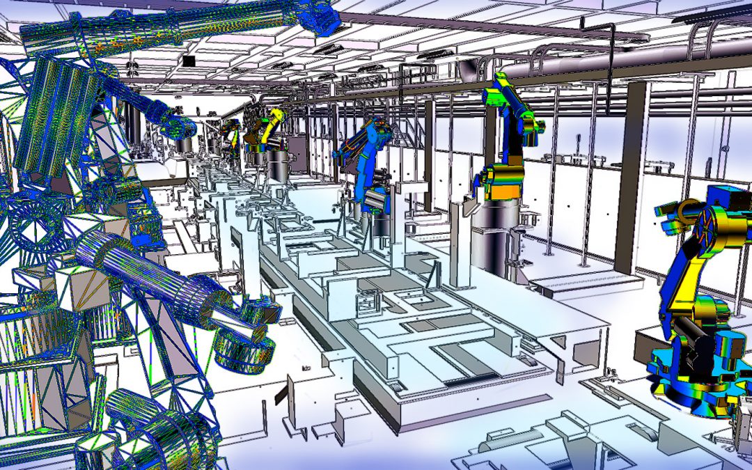 PMC Laser Scan BIM Factory Model Robotics Assembly Supply Chain