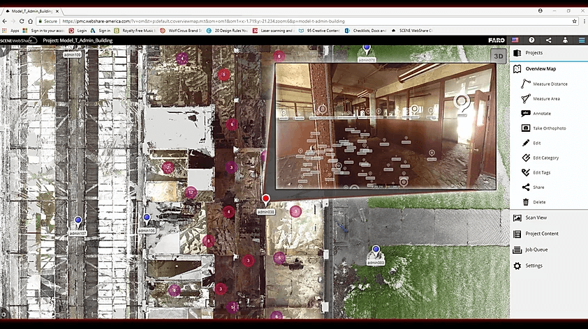 web share of point cloud data