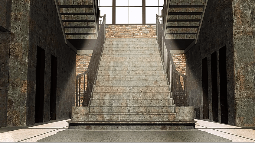 Rendered As Built Revit model
