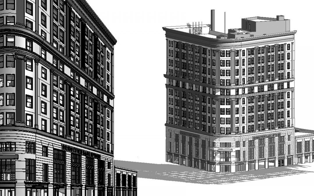 Historical Revit Model of Bridgeview Bank
